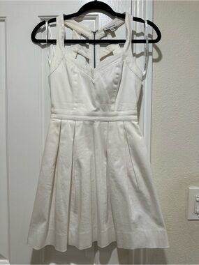 bebe Ivory Strappy Cocktail Dress